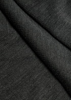 Tory Burch Distressed Silk-blend Polo top Dark Grey