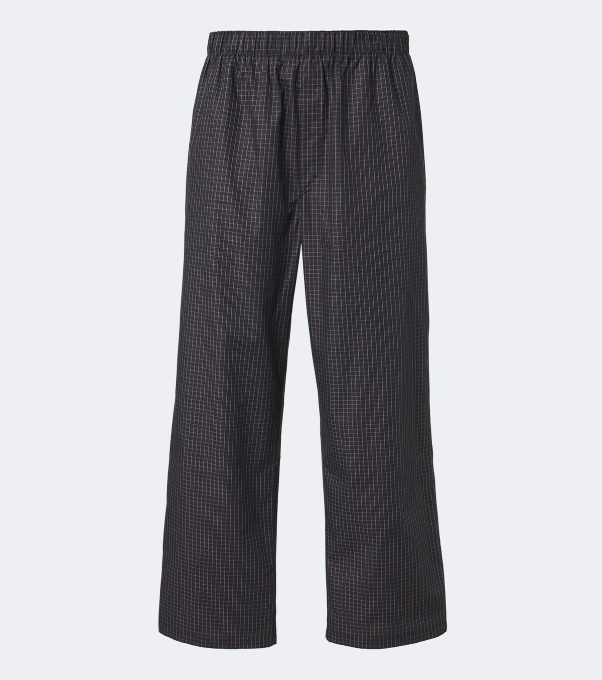 CDLP Checked cotton pajama pants