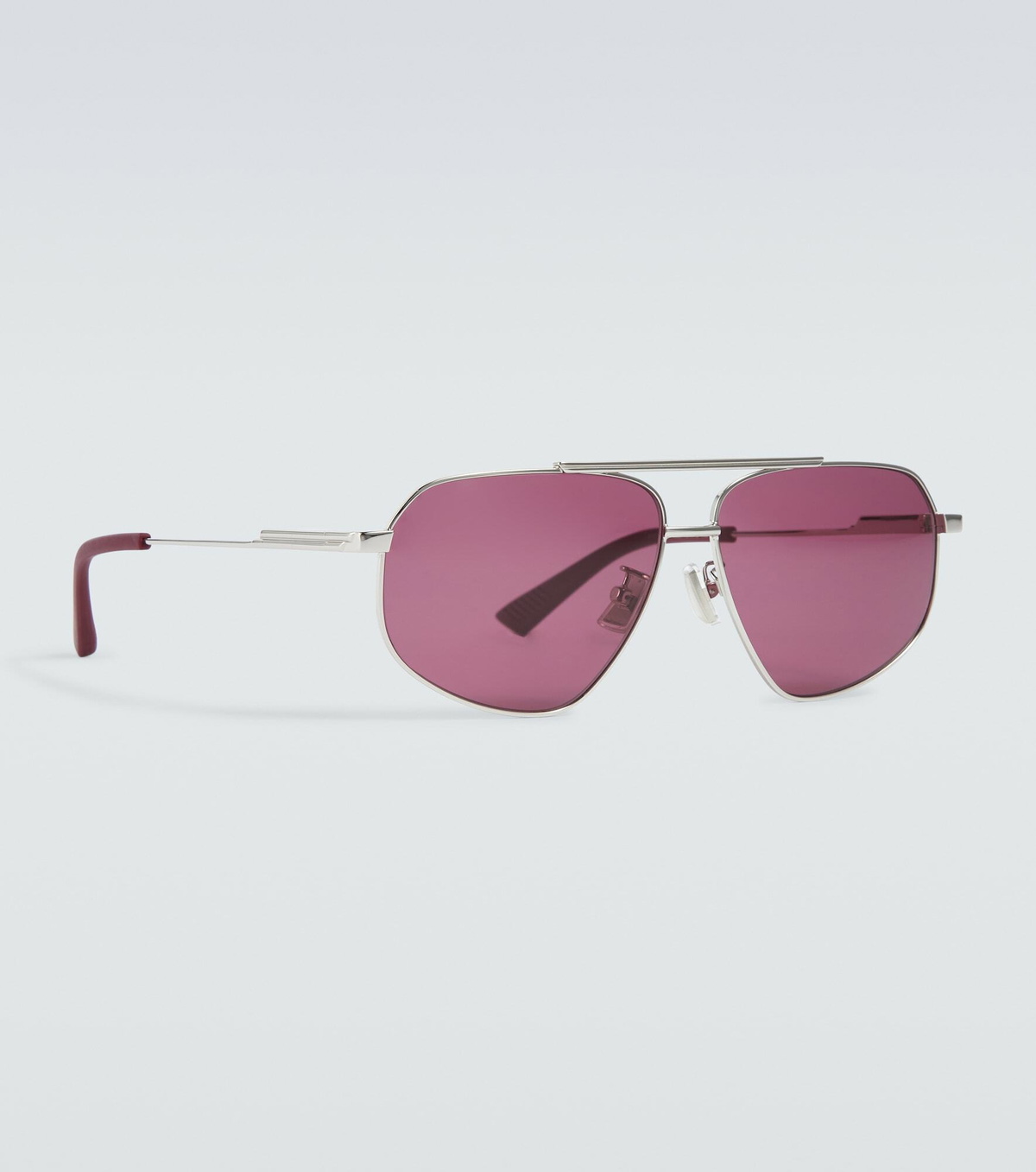 Bottega Veneta Orange Metal Sunglasses