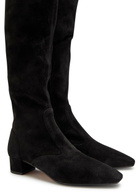 Aquazzura Remi 35 Suede Over-the-knee Boots Black