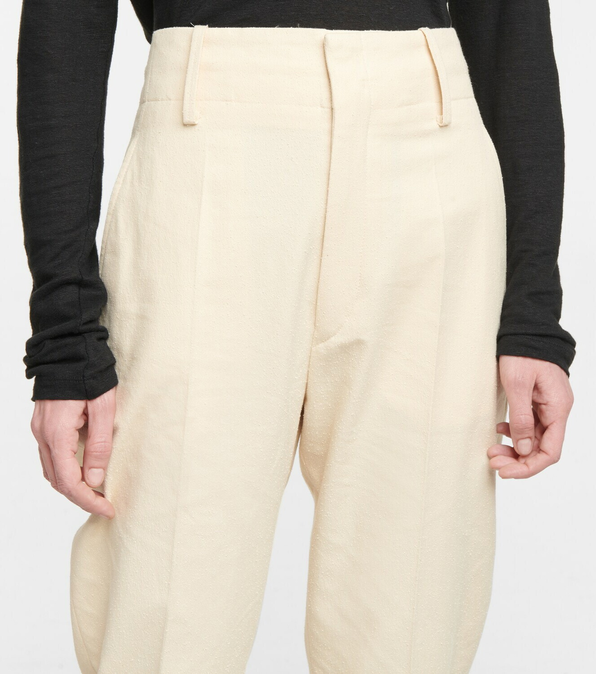 Marant Etoile Noah high-rise cotton-blend pants Isabel Marant Etoile