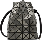 BAO BAO ISSEY MIYAKE Gray Wring Gloss Bag