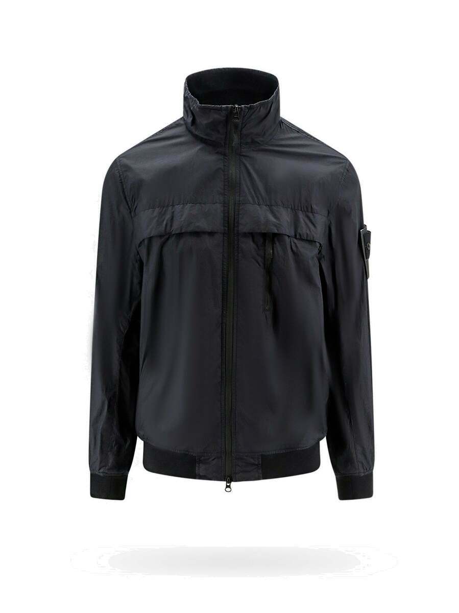 Stone Island Jacket Blue Mens Stone Island