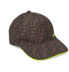 Fendi - Appliquéd Logo-Print Canvas Baseball Cap - Brown