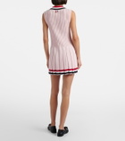 Thom Browne Pleated cotton minidress
