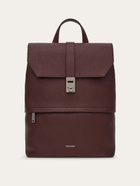 Ferragamo Mens Hug buckle backpack in Red