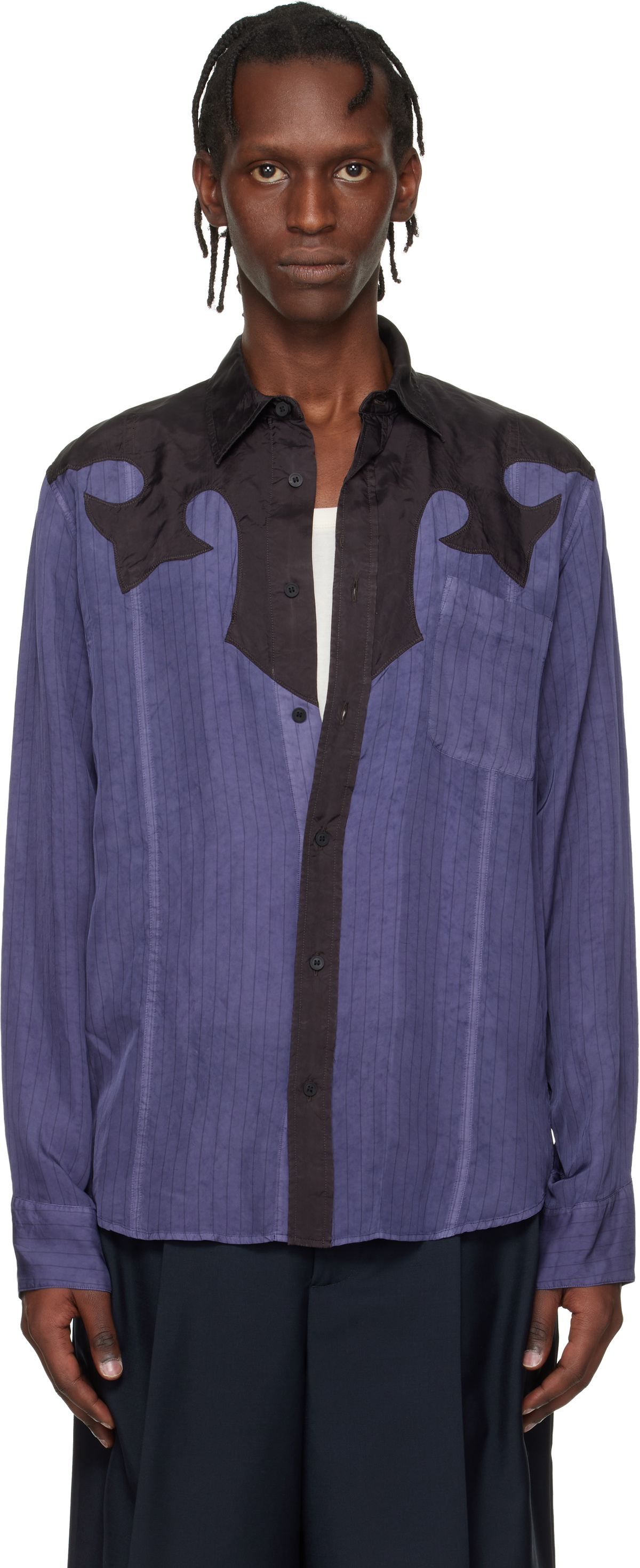 TOGA SLAB TROPICAL FRILL SHIRT フリル シャツ TOGA VIRILIS（トーガ ビリリース） シャツ TOGA VIRILIS Slab