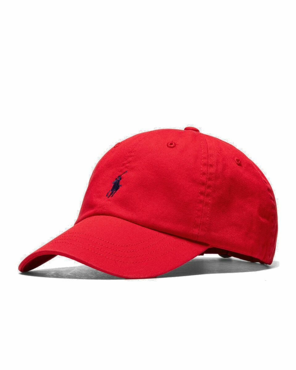 Photo: Polo Ralph Lauren Cotton Chino Ball Cap Red - Mens - Caps