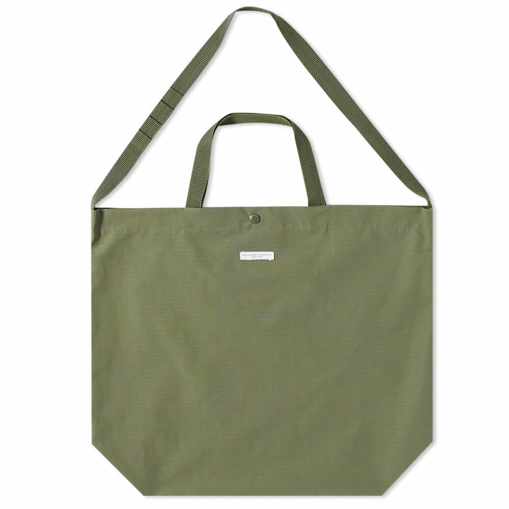 Engineered Garments Mens Carry All Tote In Olive Engineered Garments
