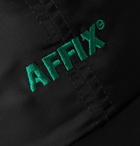 AFFIX - Logo-Embroidered Nylon Baseball Cap - Black