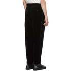 Comme des Garcons Homme Black Corduroy Trousers