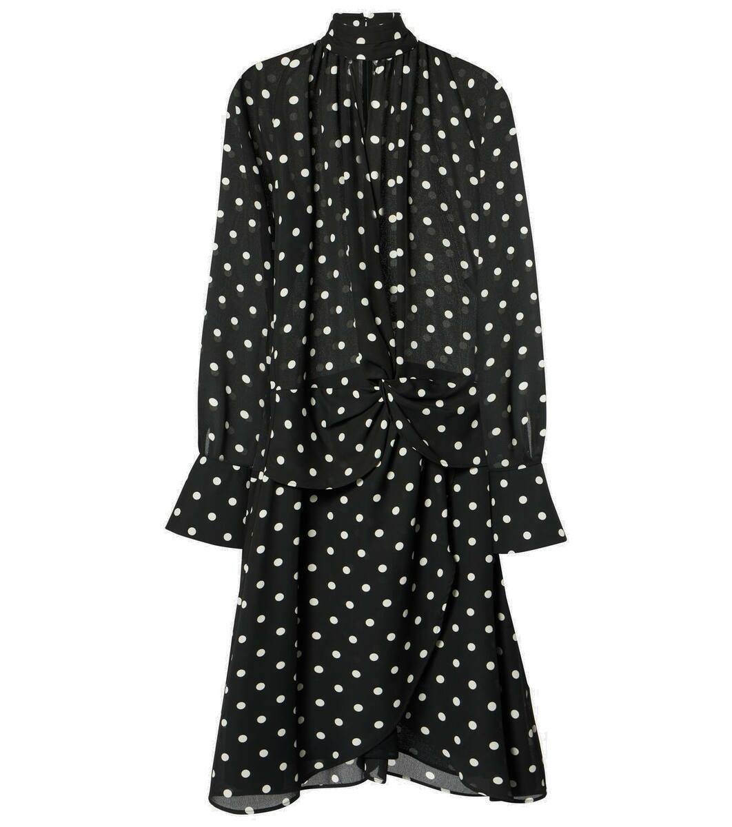 NINA RICCI ワンピース Gathered silk crepe midi dress945618 NINA RICCI ワンピース Gathered silk crepe midi dress945618