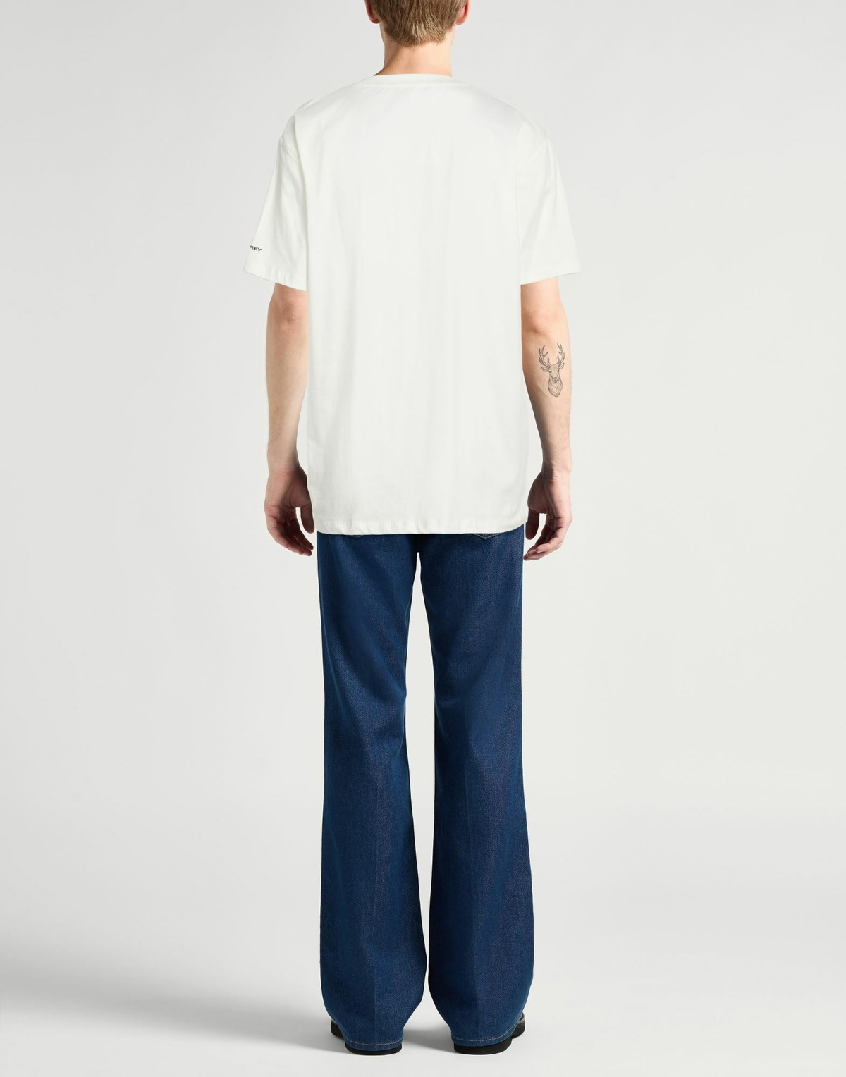 Peuterey Mens T-shirt in Off white