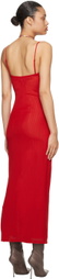 Miaou SSENSE Exclusive Red Thais Maxi Dress