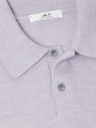 Mr P. - Merino Wool Polo Shirt - Gray