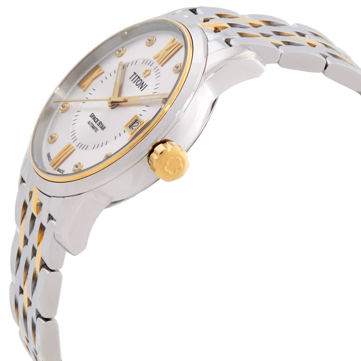 Titoni Space Star Automatic Silver Dial Mens Watch 83538 SY-099