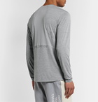 Lululemon - Fast and Free Printed Mélange Breathe Light Mesh T-Shirt - Gray