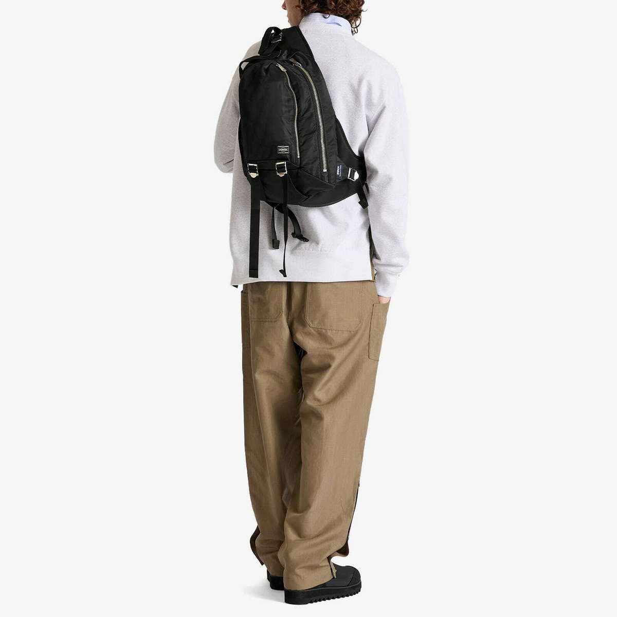 Comme des Garçons Homme Men's x Porter Yoshida Backpack in Black
