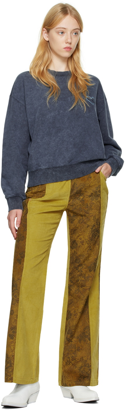 Andersson Bell Gray Heart Overdyed Sweatshirt