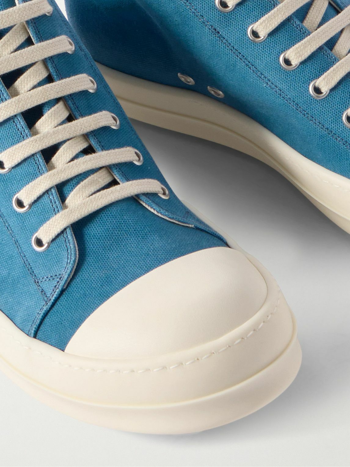 DRKSHDW by Rick Owens - Ramones Canvas Sneakers - Blue Rick