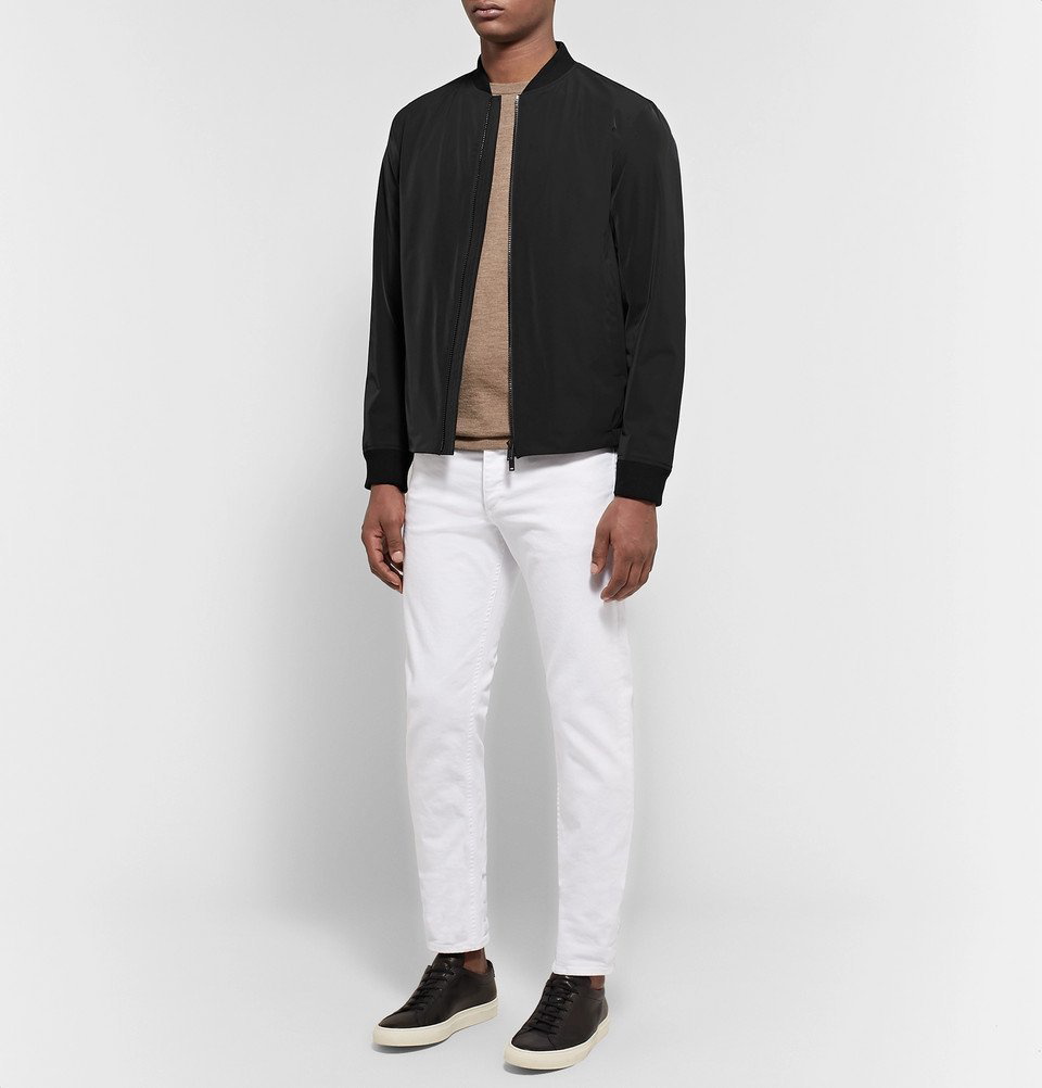 Theory - Amir Slim-Fit Shell Bomber Jacket - Midnight blue Theory