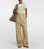 Loewe Flow Runner suede sneakers