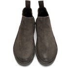 Marsell Grey Sancrispa Alta Chelsea Boots
