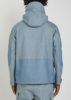 Moncler Grenoble Field Waterproof Hooded Denim Jacket Light Blue