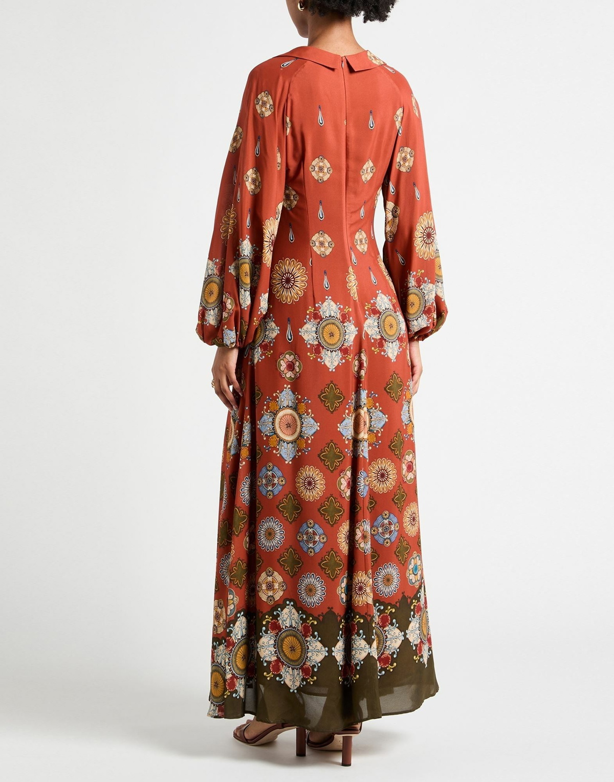 La Doublej Womens Maxi dress Rust