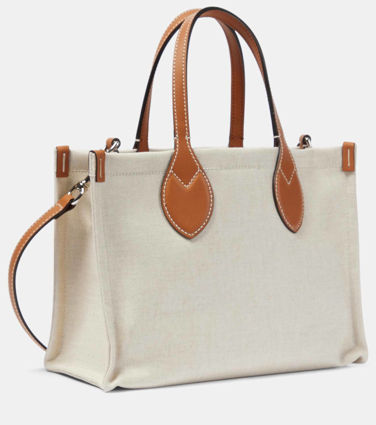 ◆KODAK◆ Canvas Mini Logo Tote Bag KHAKI K3143LBG14KHK Gucci Mini logo leather-trimmed canvas tote bag Gucci