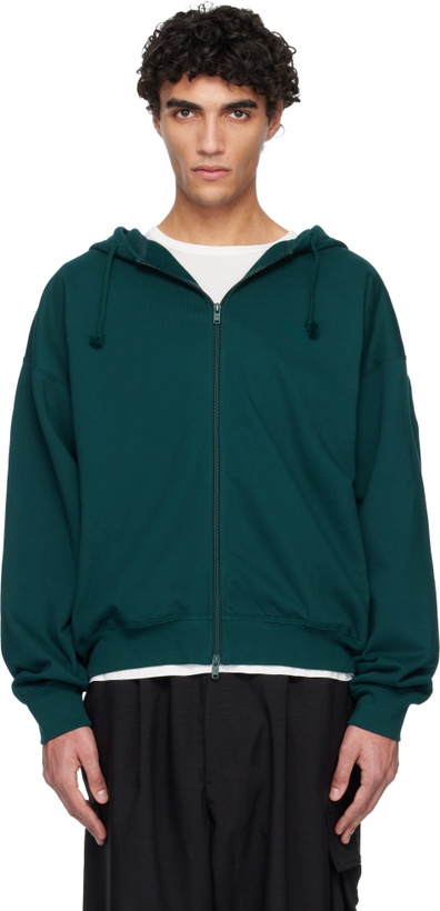 Photo: Y-3 Green FL Zip Hoodie