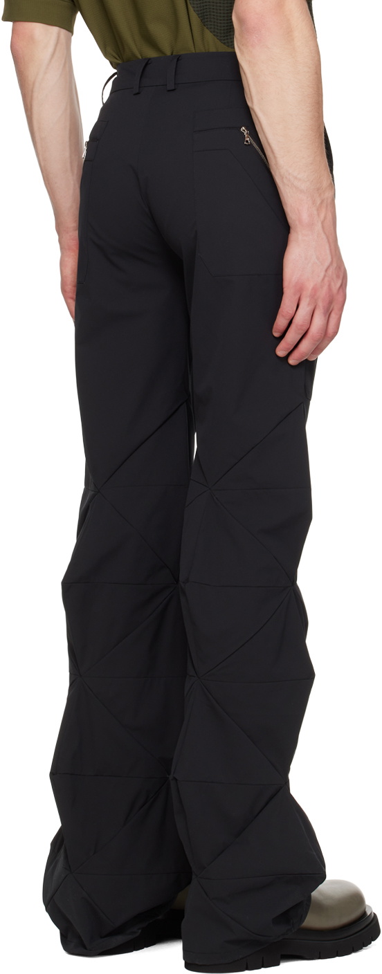 Uncertain Factor Black 3D Cargo Pants