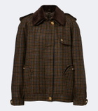 Blazé Milano Chausie checked virgin wool jacket