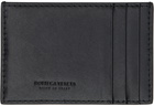 Bottega Veneta Black Cassette Card Holder