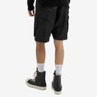 Rick Owens Men's Cargobela Technical Short in Black