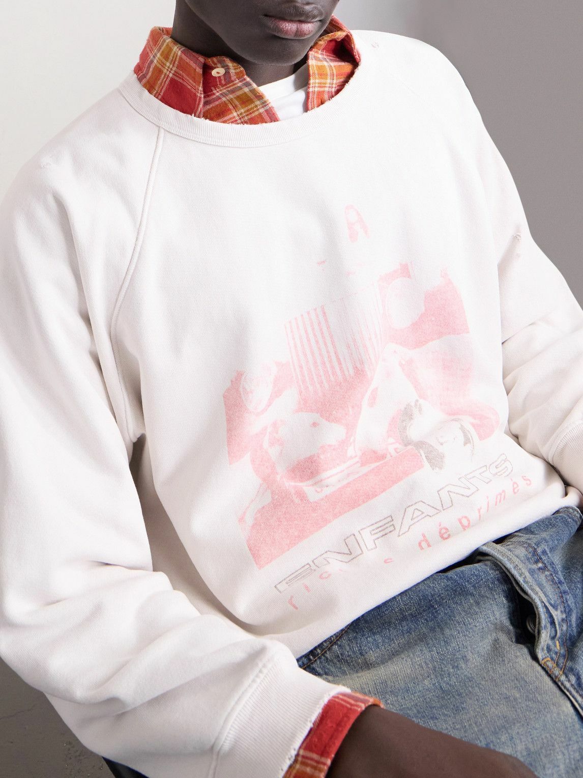 Enfants Riches Déprimés - Incandescent Distressed Cotton-Jersey