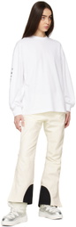 Moncler Genius White Crewneck Long Sleeve T-Shirt