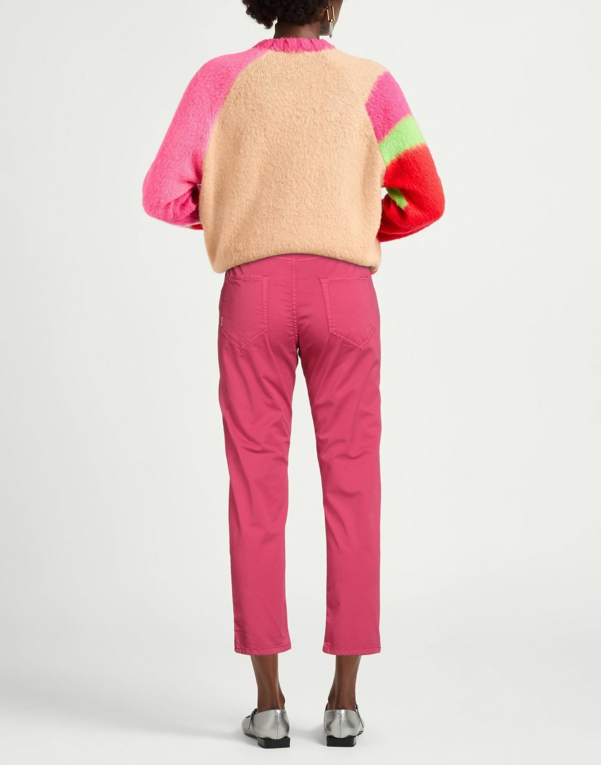 Jijil Womens Pants in Magenta