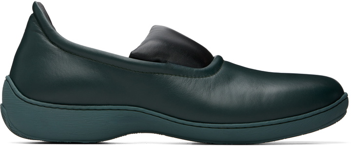Photo: Kiko Kostadinov Green & Black Laan Loafers