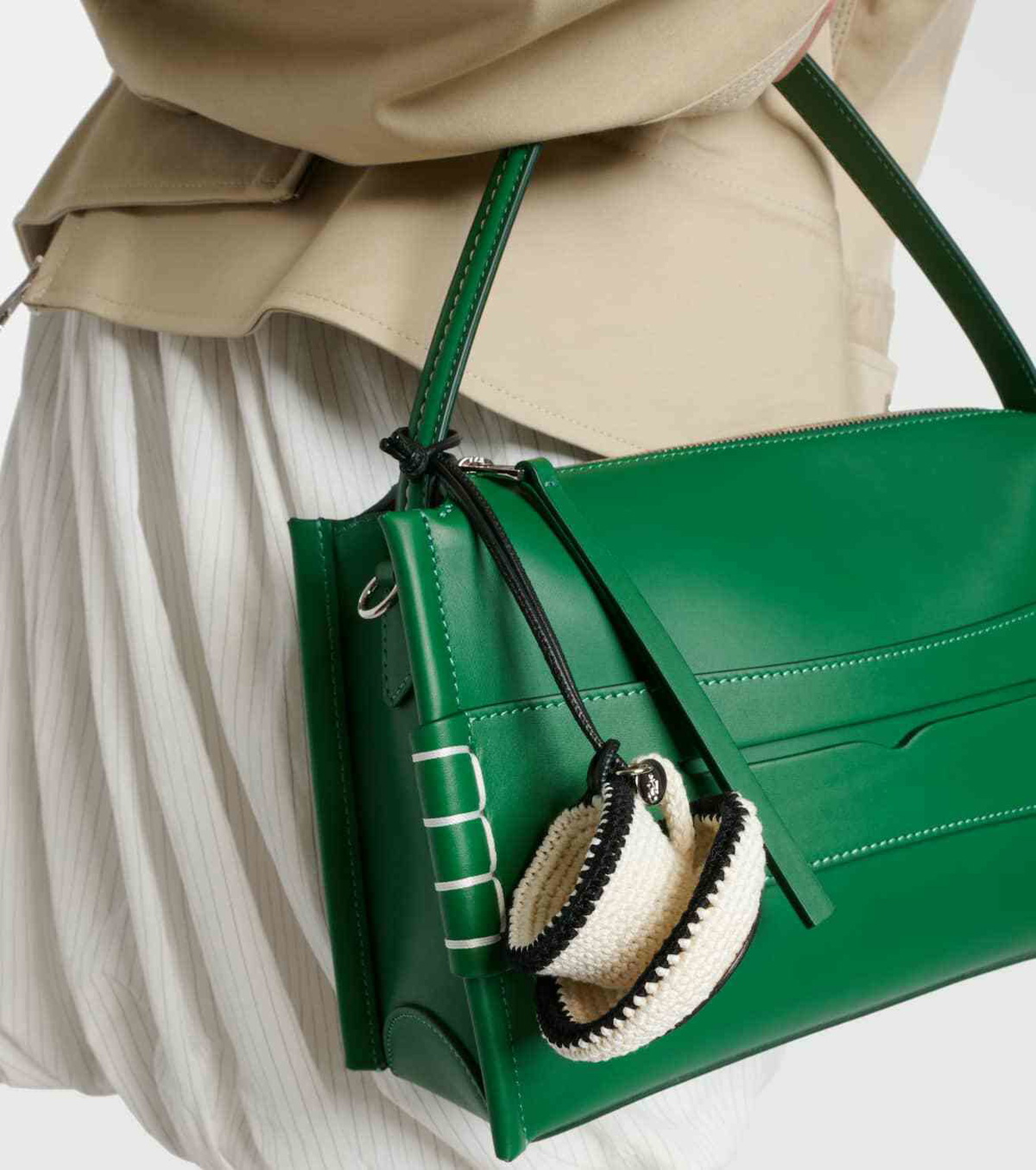 JW Anderson Teacup crochet bag charm