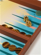 Alexandra Llewellyn - Sunrise Travel Leather Backgammon Set