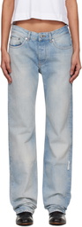 Off-White Blue New 90S Fit Jeans