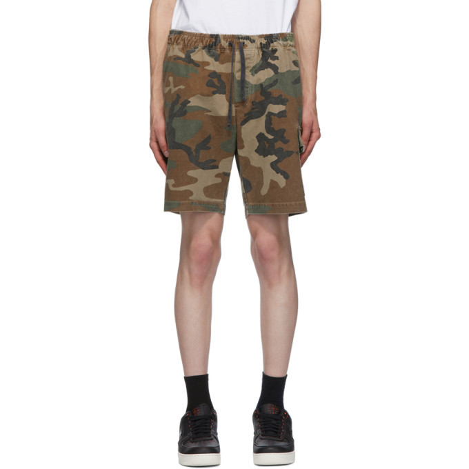 Photo: John Elliott Green Utility Cargo Shorts