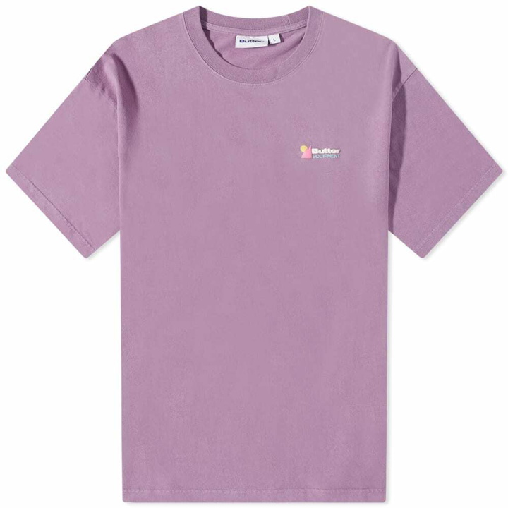 Photo: Butter Goods Men's Heavyweight Pigment Dyed T-Shirt in Washed Grape