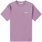 Butter Goods Men's Heavyweight Pigment Dyed T-Shirt in Washed Grape