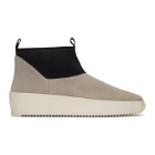 Fear of God Grey and Black Polar Wolf Chelsea Boots