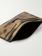 TOM FORD - Leopard-Print Full-Grain Leather Cardholder