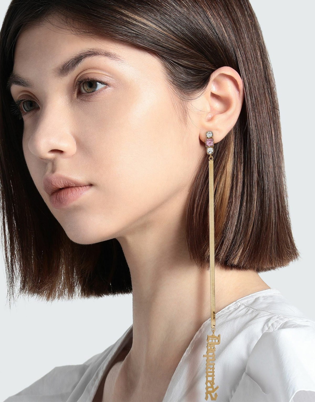 Dsquared2 Womens Single Earring in Gold