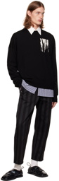 JW Anderson Black Slime Sweater