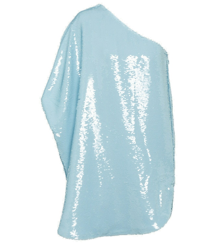 Photo: The Frankie Shop Gloria sequined one-shoulder minidress